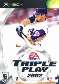 Triple Play 2002 Xbox box art